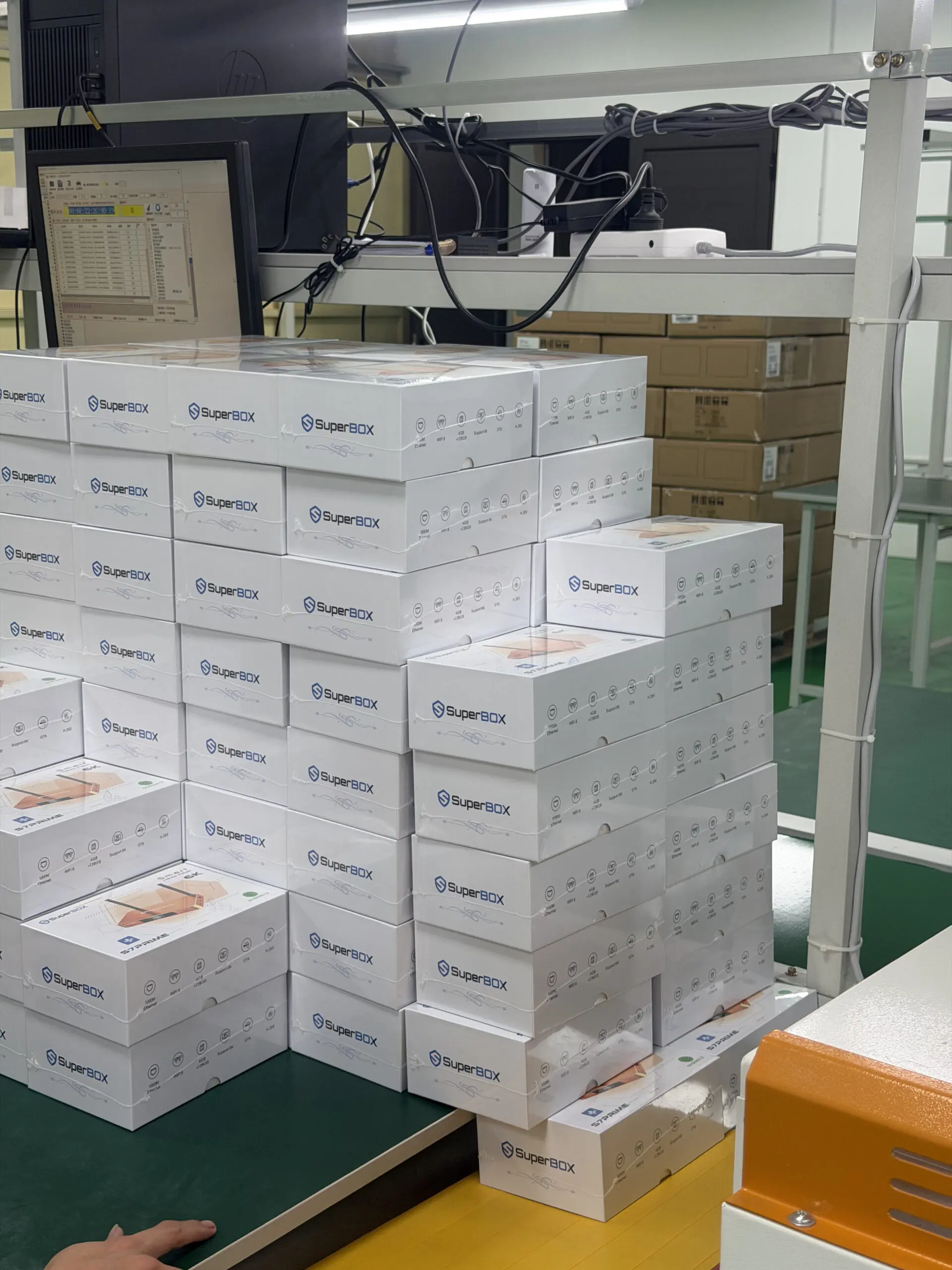 superbox device packaging process in facility