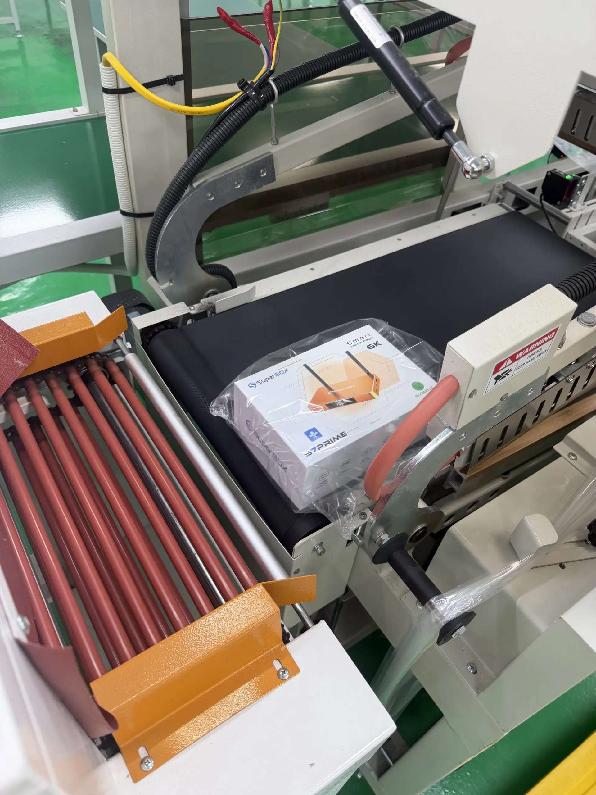 superbox device packaging process in facility
