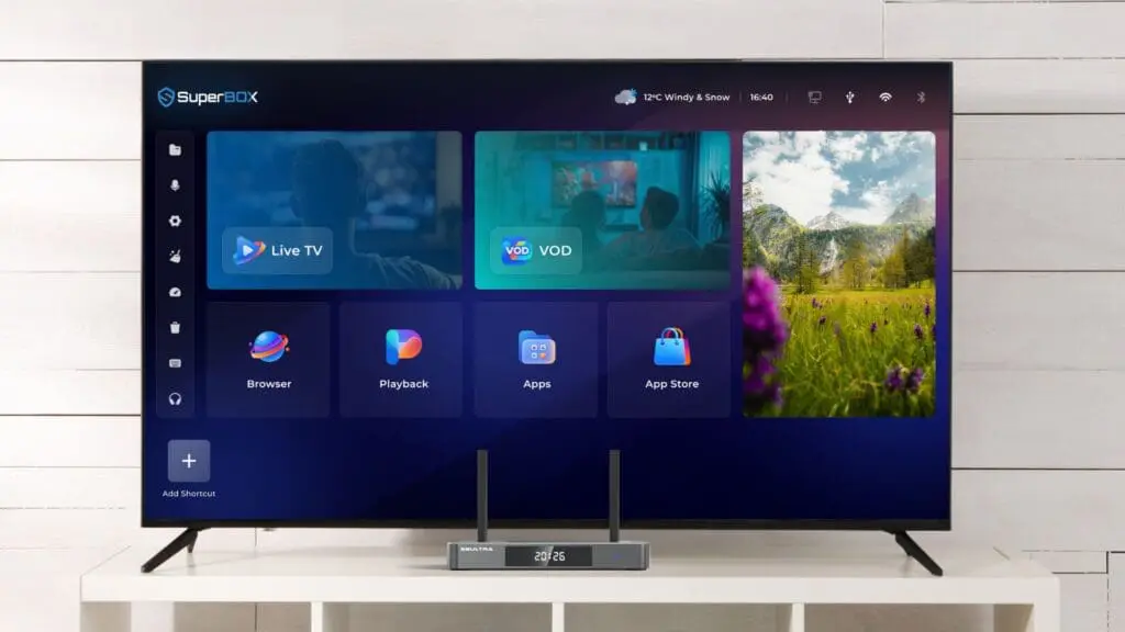 superbox s8 ultra new interface