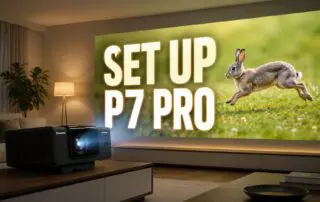 set up p7 pro projector step by step
