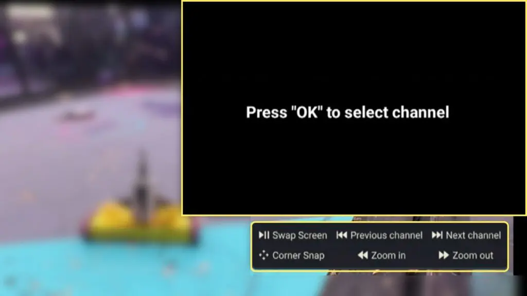SuperBox S8 Setup (12) how to turn on picture in picture, pip short keys to control tv