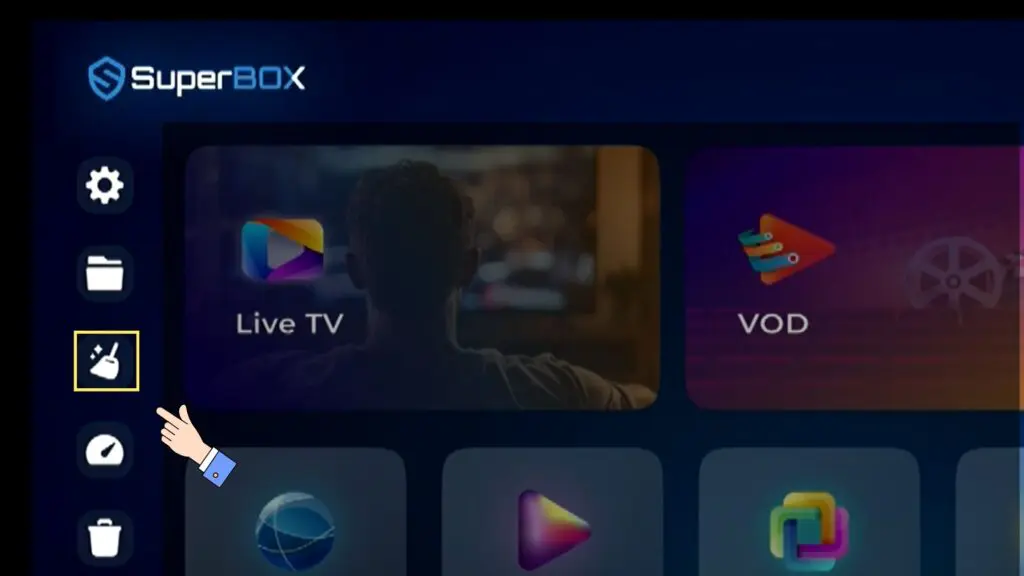 SuperBox S8 Setup (16) how to clear cache