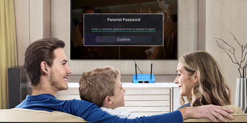 5.Parental Control Function superbox-s7-max