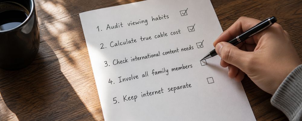 Average Cable Television Bill: Smart Steps to Safely Cut the Cord and Save Thousands 