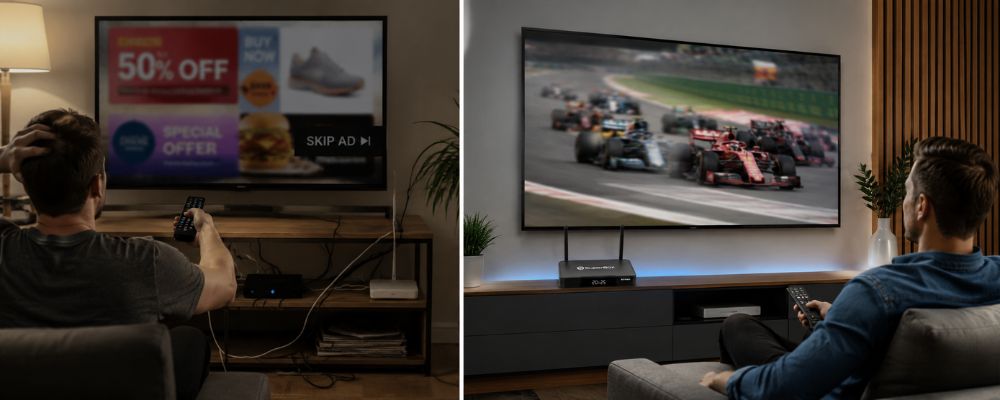 SuperBox S7 vs generic Android box side by side comparison