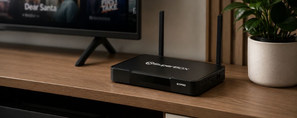 is superbox worth it SuperBox streaming box front view product photo