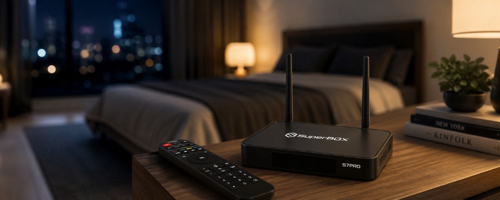 is superbox worth it SuperBox remote and device setup product shot