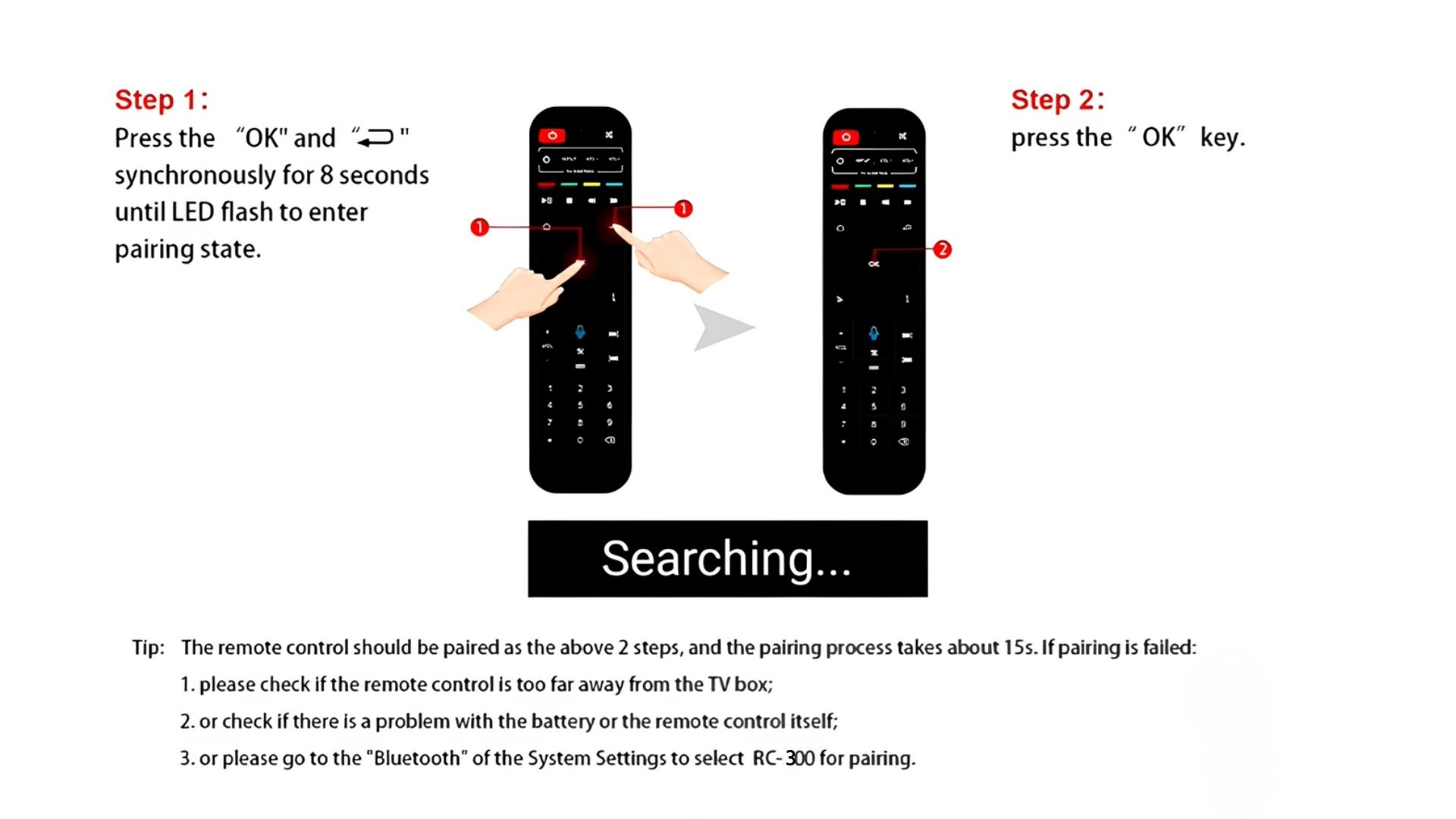 set up p7 pro projector pairing remote