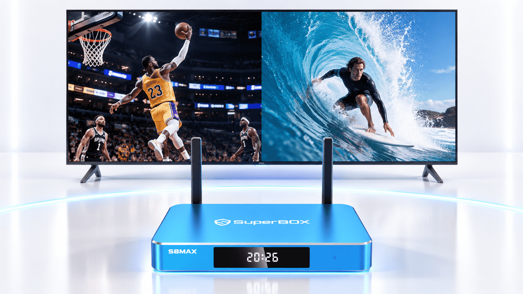 superbox s8 max multi viewing pip 2 screens